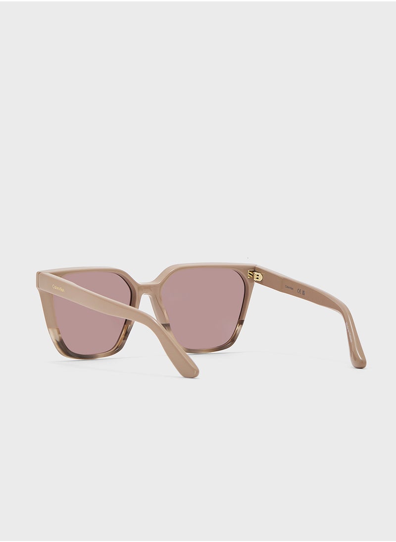 CALVIN KLEIN Modified Rectangle Sunglasses  - Image 3