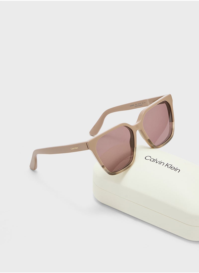 CALVIN KLEIN Modified Rectangle Sunglasses  - Image 5