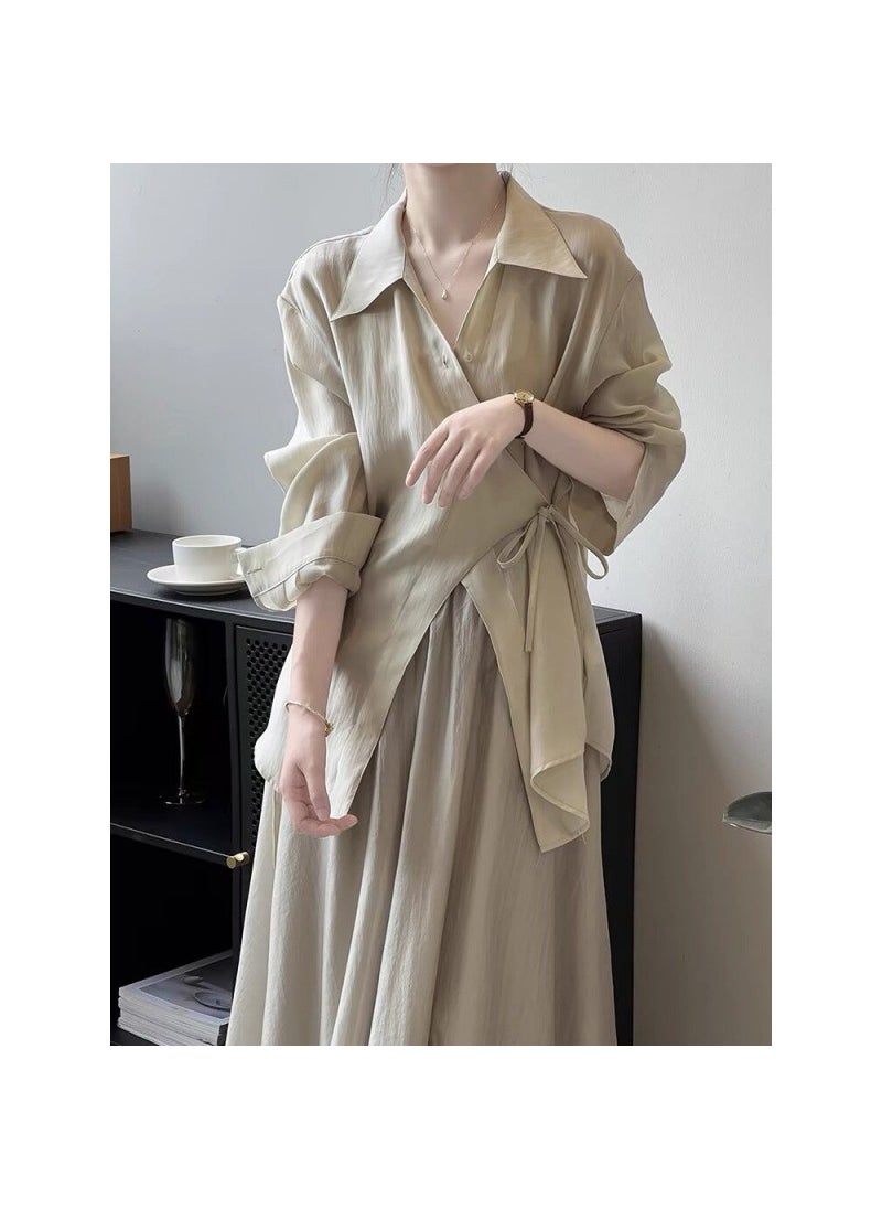 Generic 2024 Chinese Style Skirt Suit for Women Spring/Summer High-end Fashion Cloud Green  - Image 1