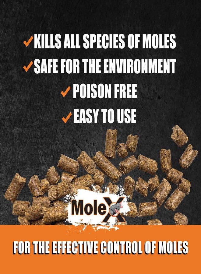 MouseX RatX EcoClear Products 620204, MoleX All-Natural Non-Toxic Humane Mole Killer Pellets, 8 oz. Bag - Image 4