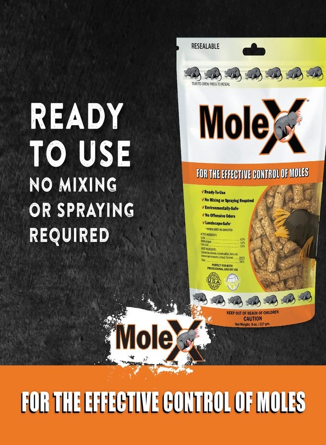 MouseX RatX EcoClear Products 620204, MoleX All-Natural Non-Toxic Humane Mole Killer Pellets, 8 oz. Bag - Image 5