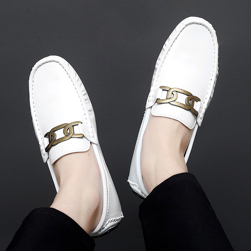 Men'S Shiny Slip-On Business Shoes, Lightweight And Simple Slip-On Loafers, Formal Large Size Men'S Shoes - Image 4