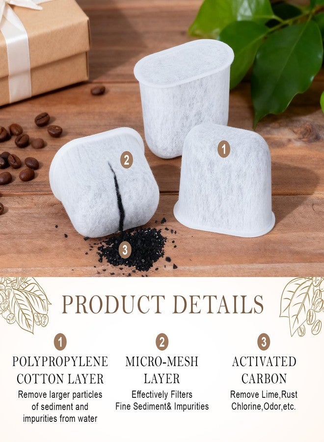 TranRantic 15 Pcs Water Filter Inserts for Ninja Luxe Cafe Accessories, Water Filter for Ninja Luxe Café Premier Espresso Machine - Image 3