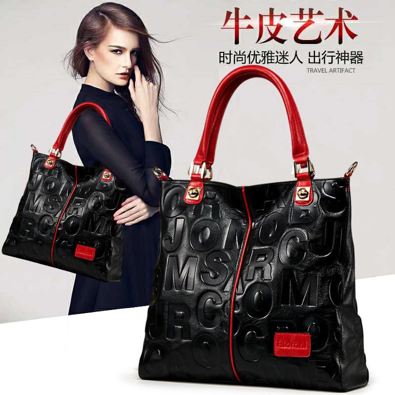 Women'S Bag Style Genuine Leather Women'S Bag Crossbody Shoulder Bag Women'S Large Capacity Tote Bag - Image 2