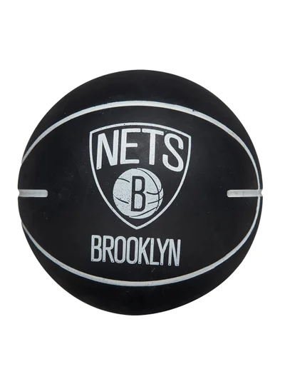 Wilson NBA Mini Dribbler Basketball - Brooklyn Nets - Super Mini - Black