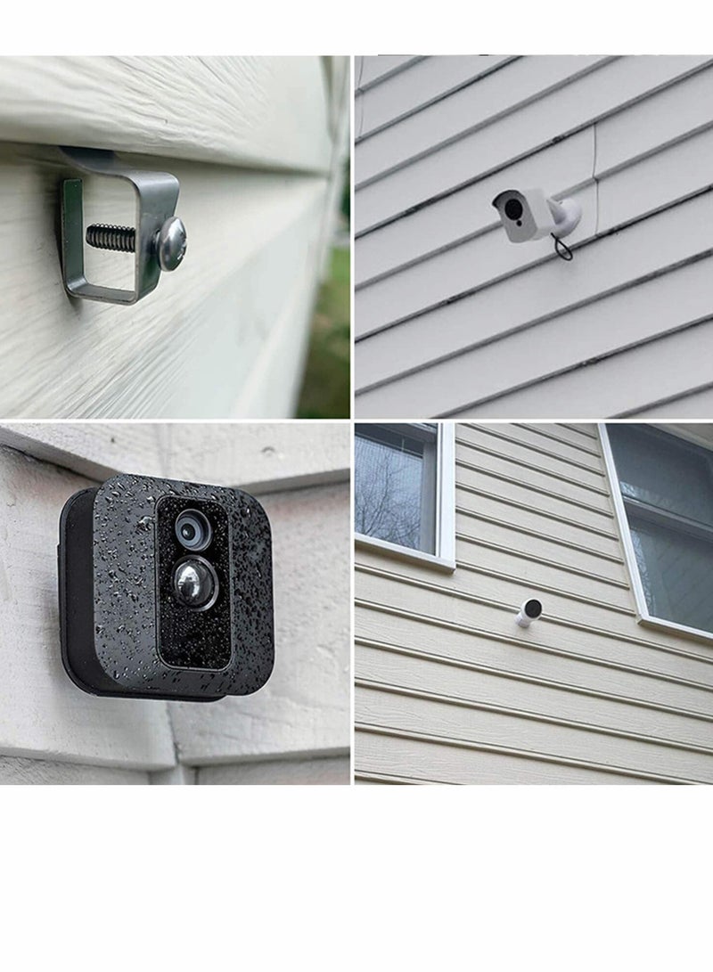 Zikra Vinyl Siding Hook, Non-Hole Outdoor Hanger Camera Mounting Clip, Stainless Steel Bracket for Blink Security System, Doorbell, Hanging Light, Trim (12Pcs) - Image 5