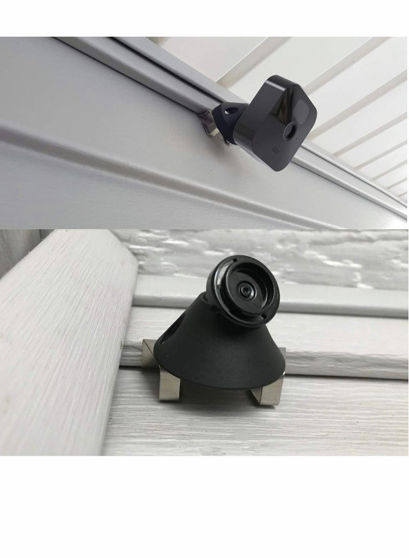 Zikra Vinyl Siding Hook, Non-Hole Outdoor Hanger Camera Mounting Clip, Stainless Steel Bracket for Blink Security System, Doorbell, Hanging Light, Trim (12Pcs) - Image 3