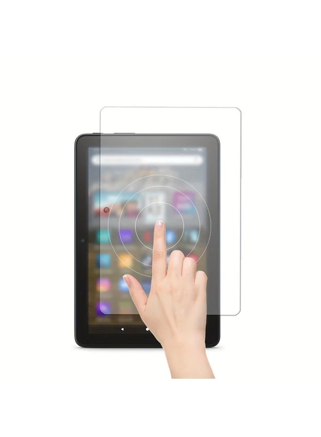 2 قطعة حامي شاشة من الزجاج المقوى صلب 9H لجهاز Fire HD 8 2020 2022 2024 - Image 4