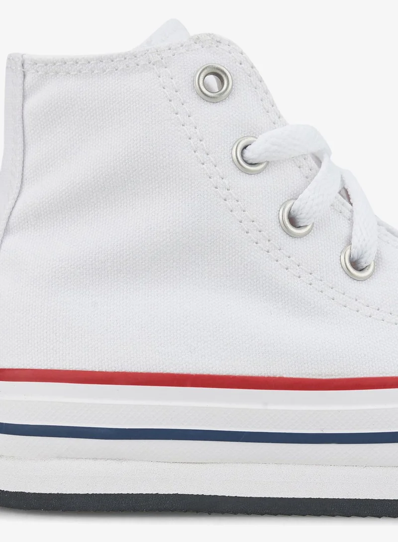 CONVERSE White Kids' Chuck Taylor All Star EVA Lift Platform Unisex Shoe (Younger Kids)  | Best Price UAE