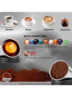 STARESSO STARESSO Portable Espresso Maker Small Eepresso Cappuccino Coffee Machine,Travel Coffee Maker Small Press Hand Coffee Maker Espresso Machine for Camping, Travel Office Home Sailing  - Image 2