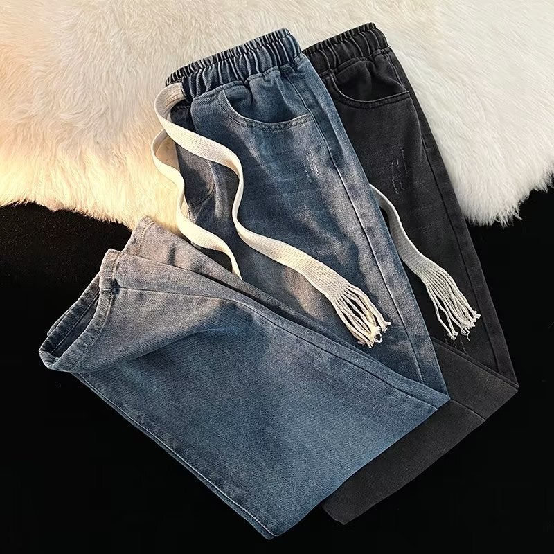 Unisex Casual Daily Denim Jeans - Image 4