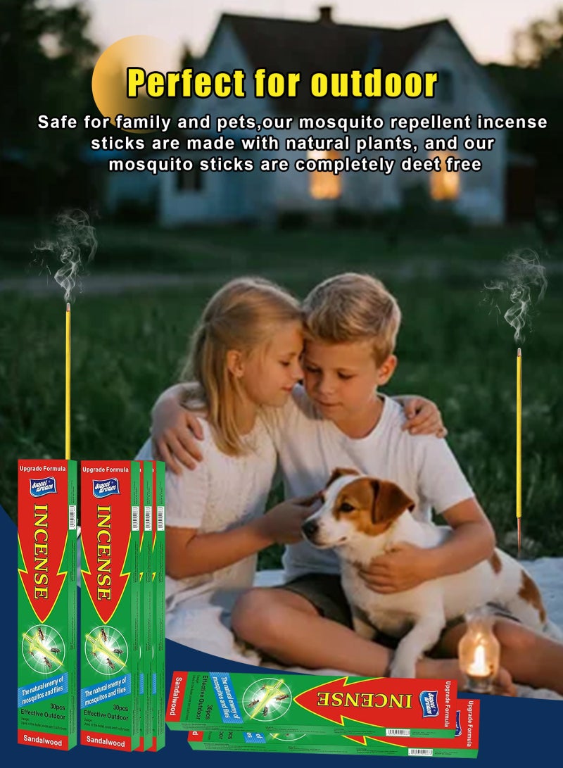 هومار كيت تشمل أعواد البخور التي تقتل البعوض والذباب ما مجموعه 180 عصا مع وقت حبر من 1-2 ساعة تقريبا - Image 5