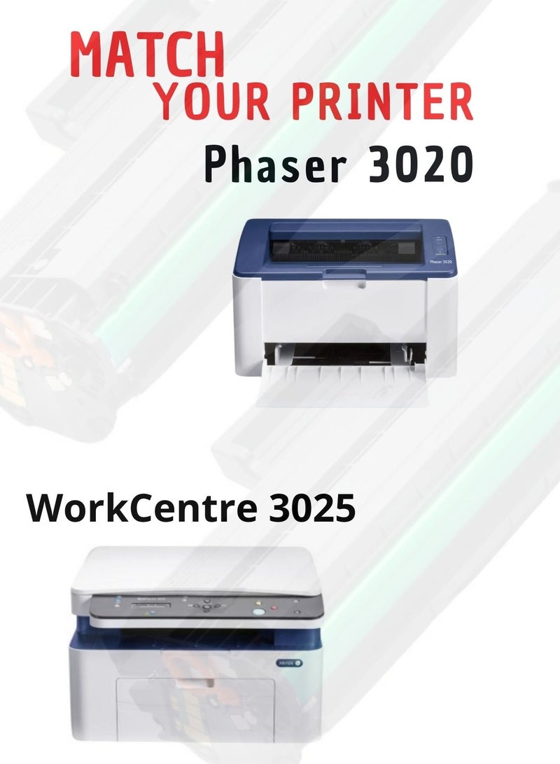 3020 3025 Toner  Tow Cartridges Replacement for Xerox 106R02773 Toner Cartridges Compatible for Xerox Phaser 3020 WorkCentre 3025 Printers - Image 2