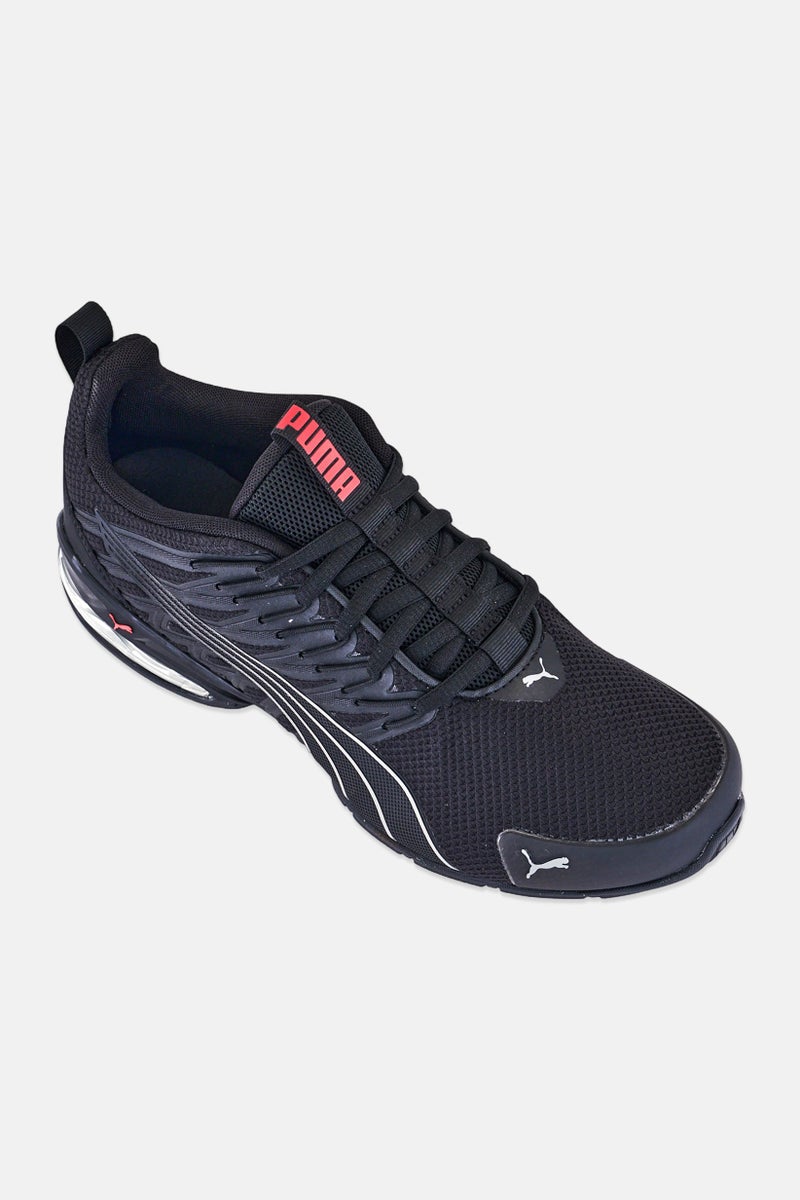 PUMA Men Voltaic Evo Lace Up Running Shoes, Black - Image 1
