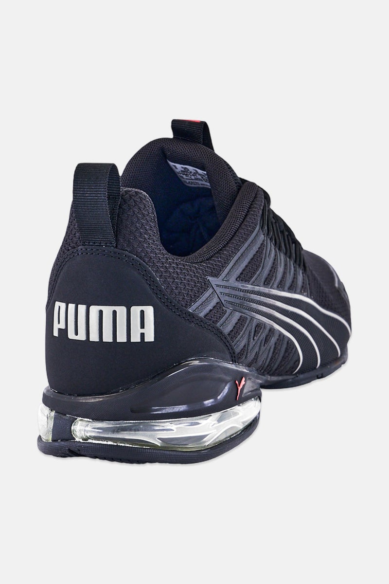 PUMA Men Voltaic Evo Lace Up Running Shoes, Black - Image 3