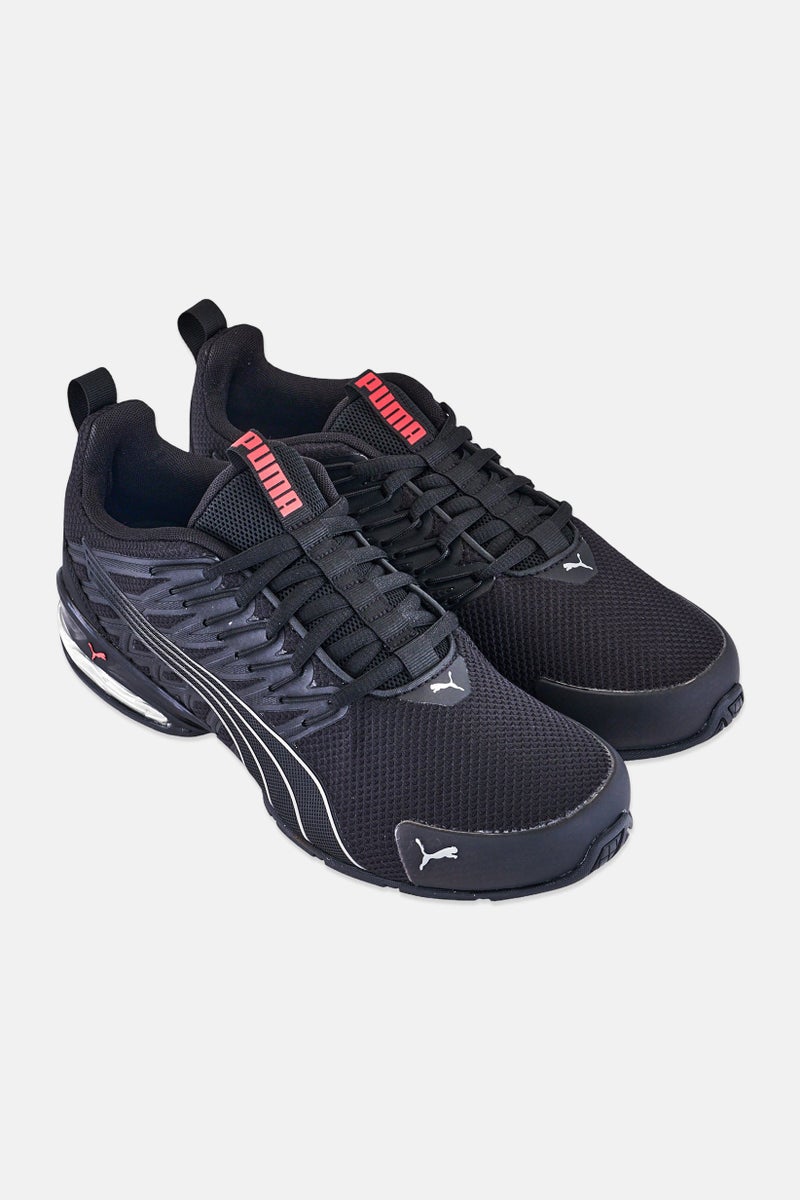 PUMA Men Voltaic Evo Lace Up Running Shoes, Black - Image 2