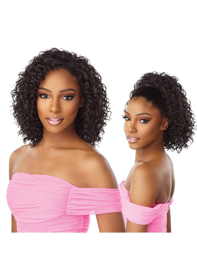 Sensationnel - Instant Weave Half Wig Synthetic Half Wig Or Updo Cap With Adjustable Drawstring For Seamless Hair Blending Instant Weave Iwd 14 (1) - Image 1