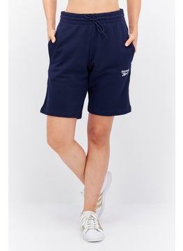 Reebok Women Sportswear Fit Drawstring Training Short, Navy  - Image 1