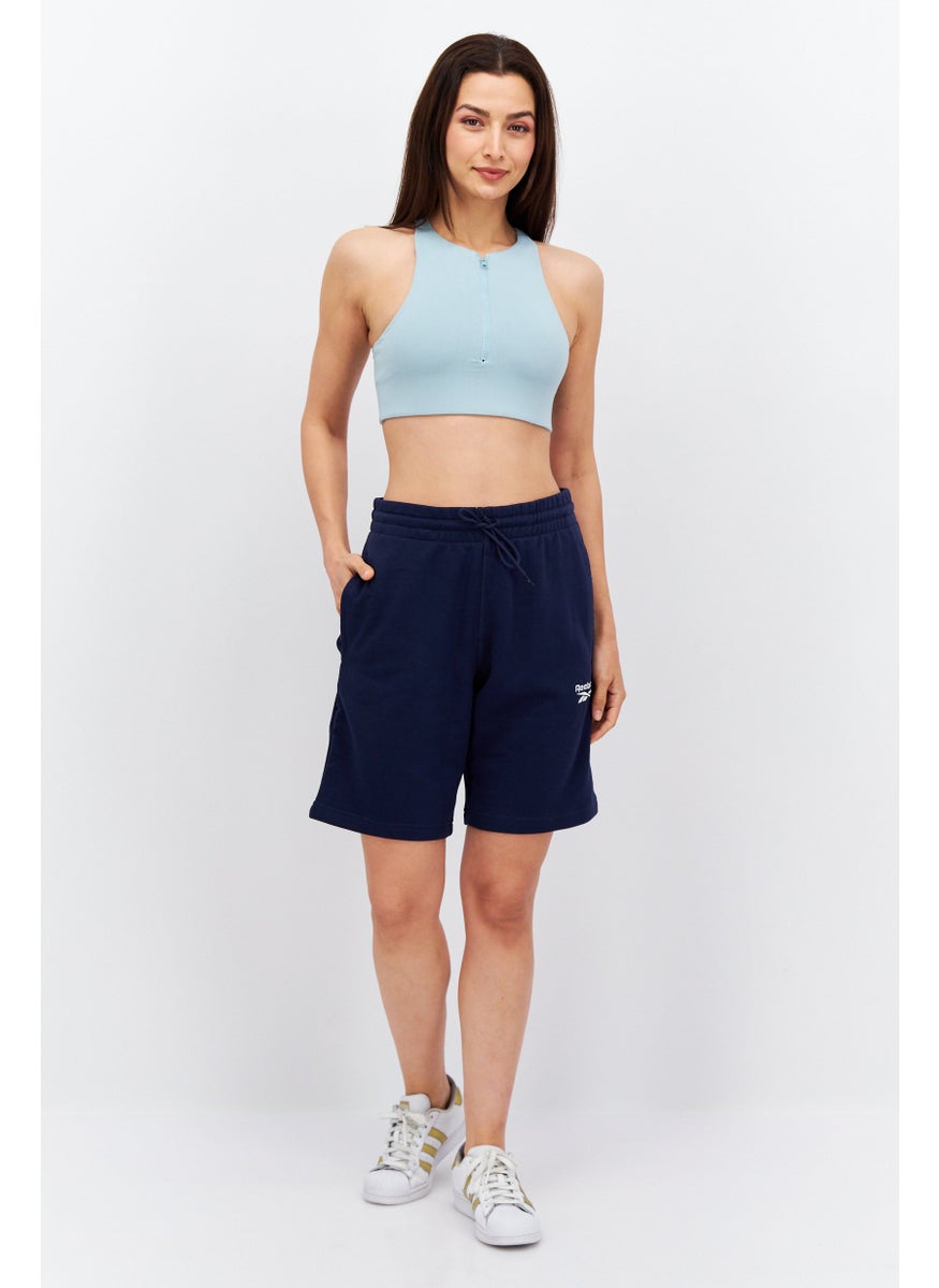 Reebok Women Sportswear Fit Drawstring Training Short, Navy  - Image 4