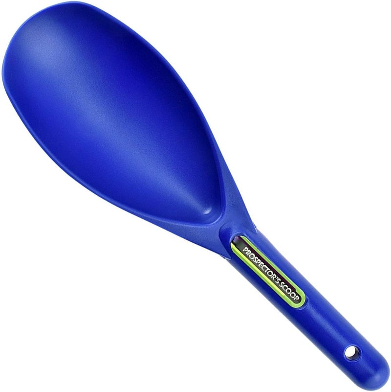 SE Blue Prospector's Scoop - 12.5" Heavy-Duty Plastic Tool for Metal Detecting, Gold Panning, Treasure Hunting, and Gardening - Image 3