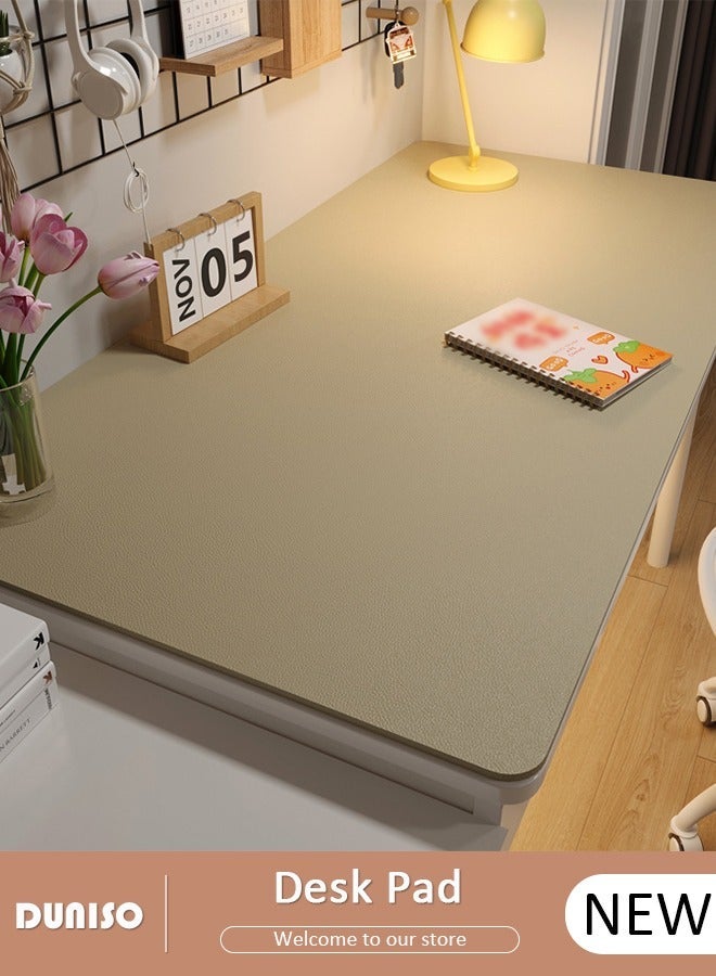DUNISO Leather Desk Pad Protector, Office Desk Mat, Waterproof Writing Desk Pad for Eye Protection, Anti-Slip Large Mouse Pad for Office and Home, Applicable Game,Office,Learning - Image 1