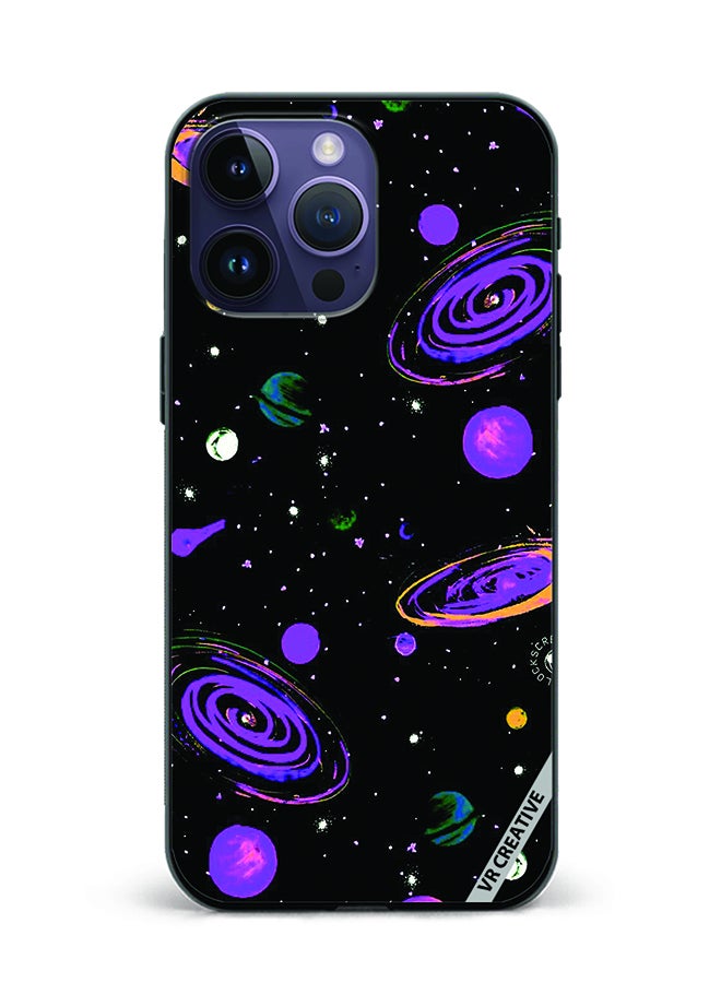 VR CREATIVE Protective Case Cover For Apple iPhone 16 Pro Astranaut3 Design Multicolour - Image 1