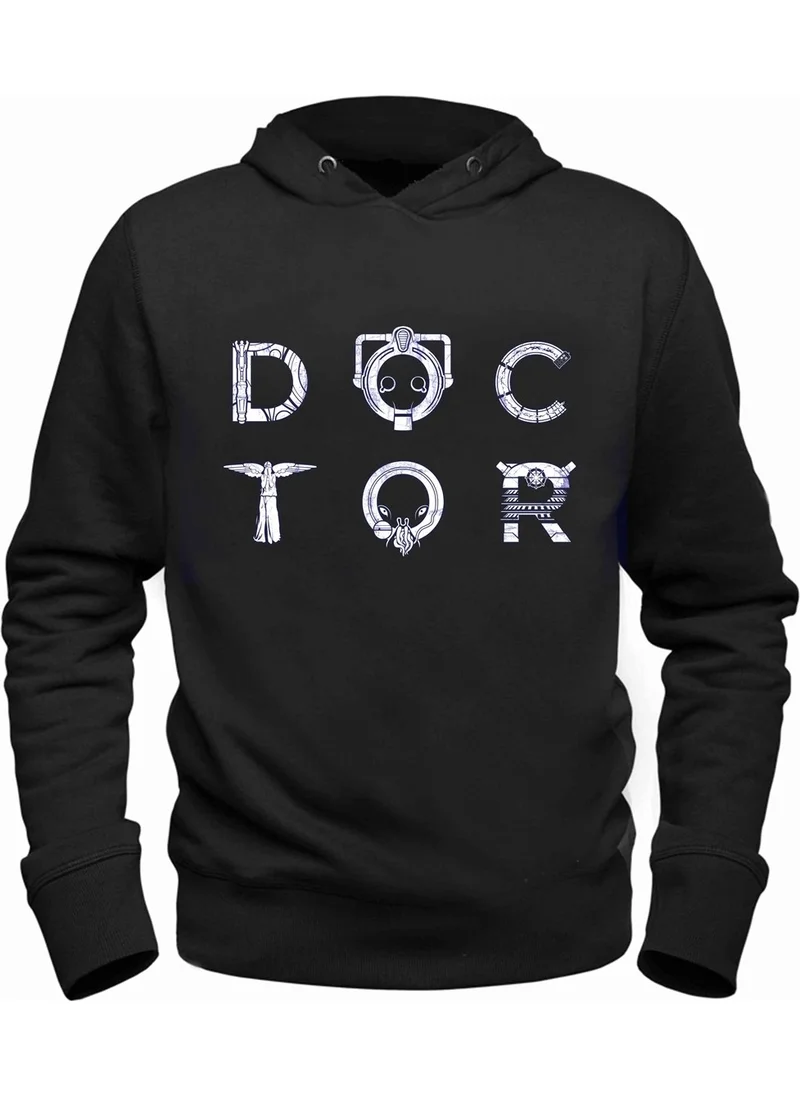 Alfa Tshirt Alpha Tshirt Doctor Who Black Kids Sweatshirt