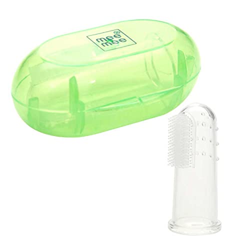 Mee Mee Unique Finger Brush for kids (Pack of 1,Manual) - Image 1