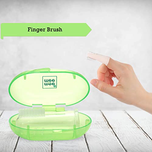Mee Mee Unique Finger Brush for kids (Pack of 1,Manual) - Image 3