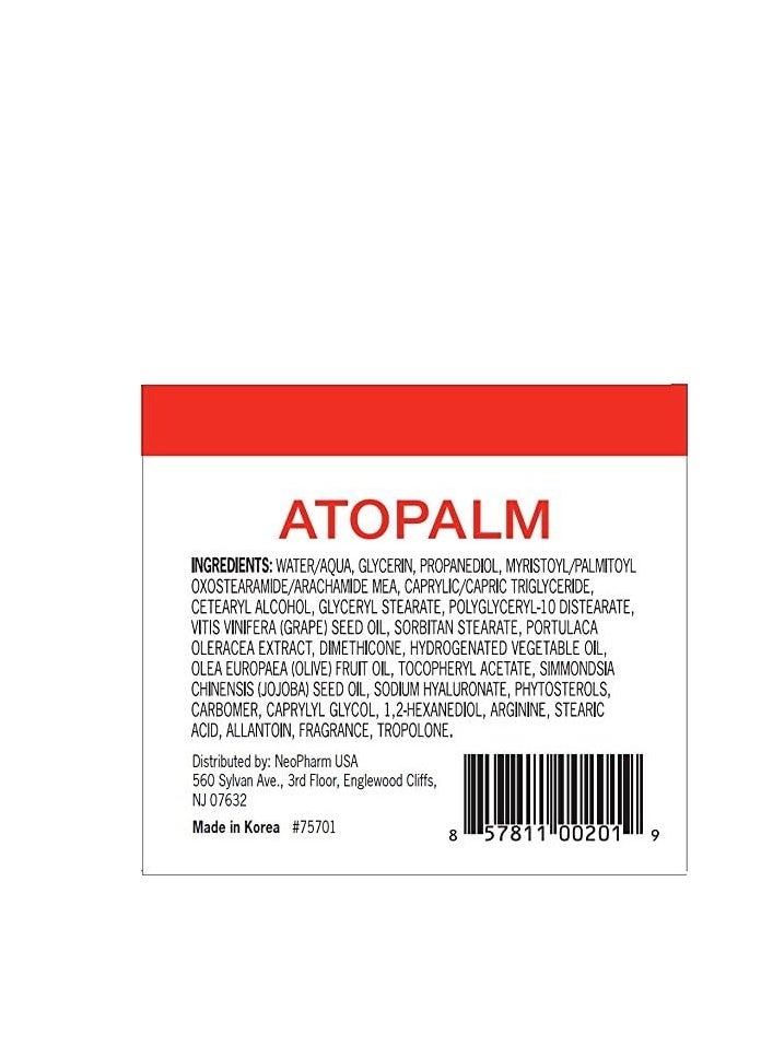 Atopalm - ATOPALM Intensive Moisturizing Cream for Dry & Sensitive Skin, Face Moisturizer, Replenishes Hydration, Paraben-Free, K-Beauty, skin barrier ceramide cream, 3.4 Fl Oz, 100ml (3.4 Fl Oz) - Image 1