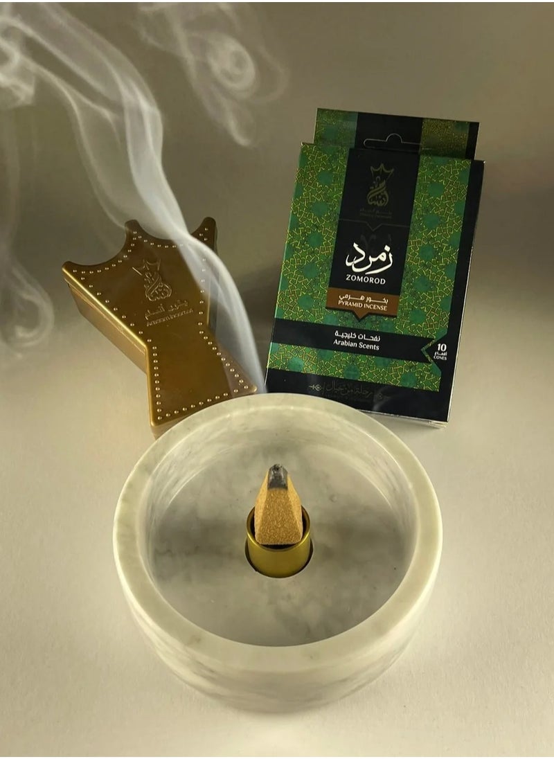بخور أنسام بخور زمرد من أنسام 10 أقماع  - Image 5