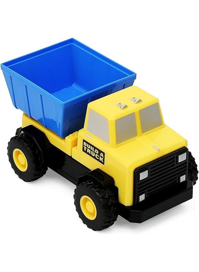 Popular Playthings Magnetic Build-A-Truck Construction Magnetic Toy Play Set, 5 Pieces  - Image 5
