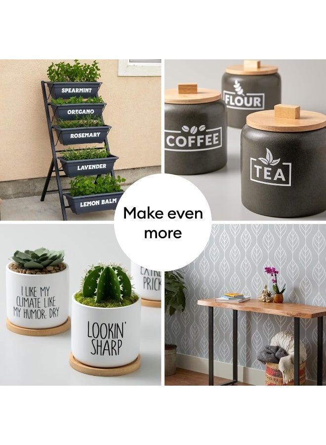 Cricut Value Permanent Vinyl, White (12in x 35ft) - Image 4