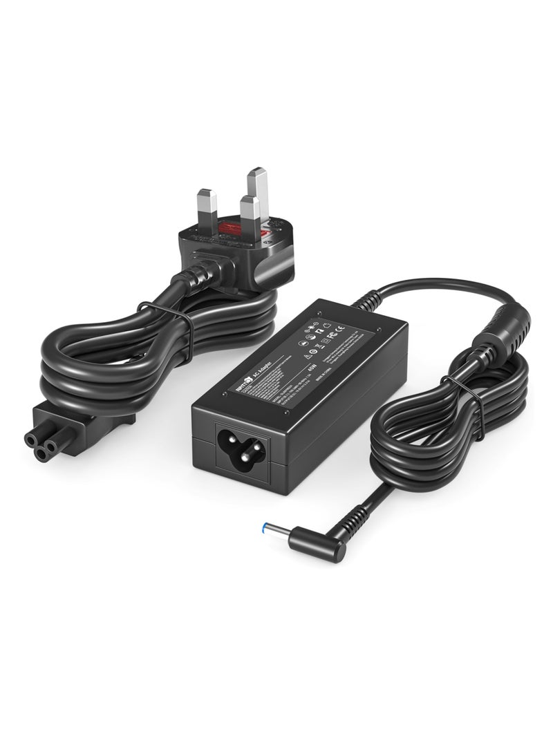 NATNO 45W 19.5V 2.31A Charger for HP Laptop Charger Smart Blue Tip Power Supply Cord