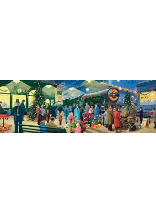 كلمينتوني ألغاز بانوراما من 1000 قطعة - عيد الميلاد سانتا - Image 2