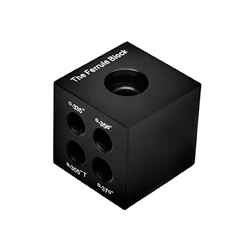 Hireko The Ferrule Block (Ferrule Installation Tool and Shaft Tip and Butt Measurement Gauge) Black - Image 1