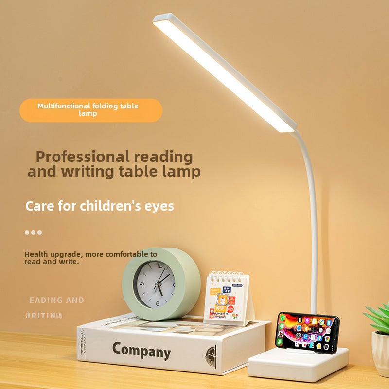 مصباح مكتب دراسي LED: خمولة ودرجة إضاءة بثلاث درجات - مصباح لحماية العين يعمل عبر USB لطلاب الدراسة في المنزل والقراءة - Image 2