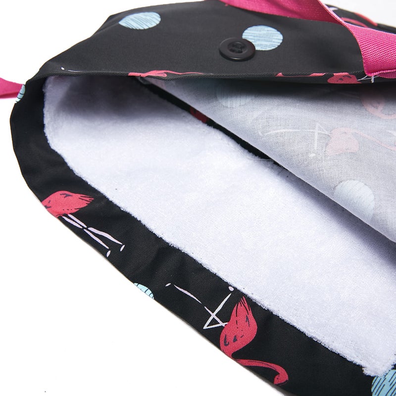 FOHEEL Scrub Cap Long Hair Ponytail Nursing Buttons Chemo Hats Cancer Headwear Head Scarfs Nurse Hat for Women Working Cap with Sweatband Head Cover - Image 3