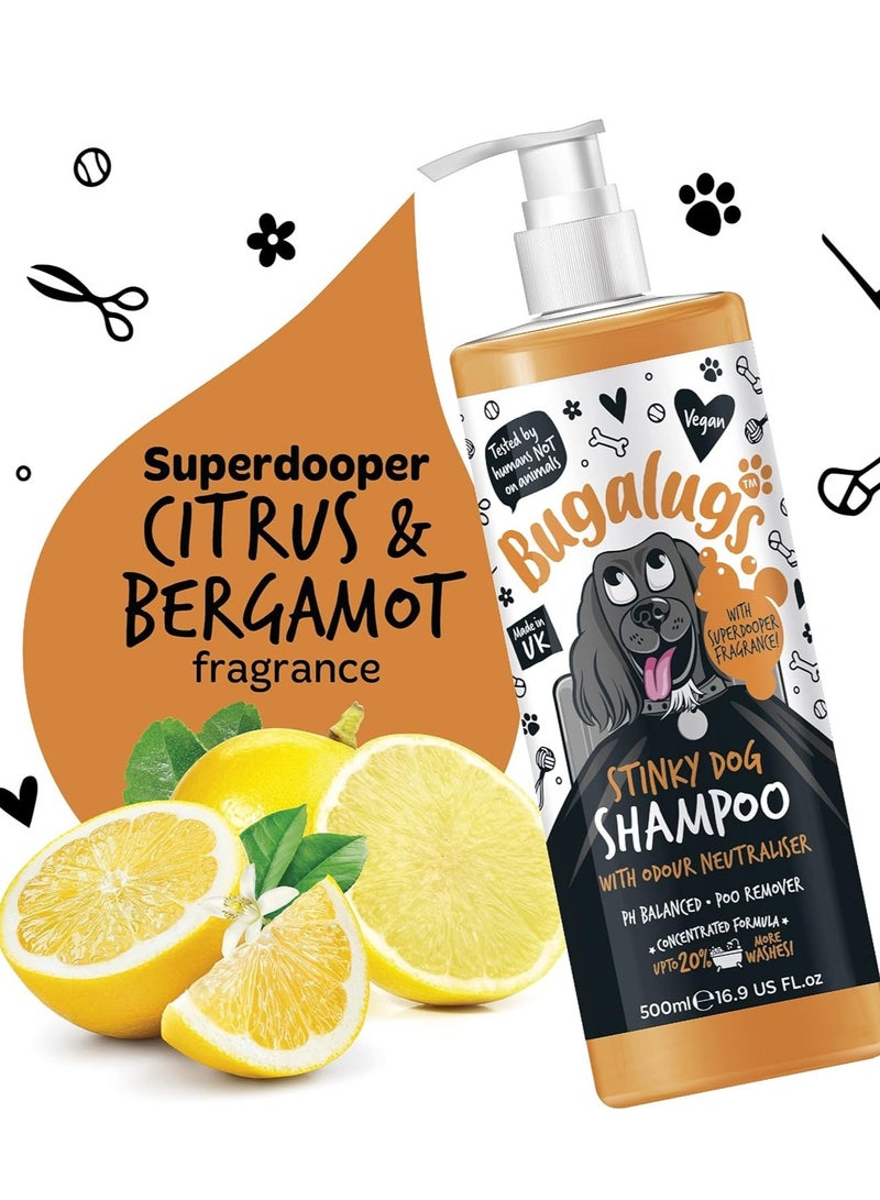 BUGALUGS Stinky Dog Shampoo 500ml (16.9 Fl Oz) - Image 2