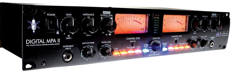 ART مبدل صوتي رقمي MPA II ميكروفون أنبوبي ذو قناتين - Image 4