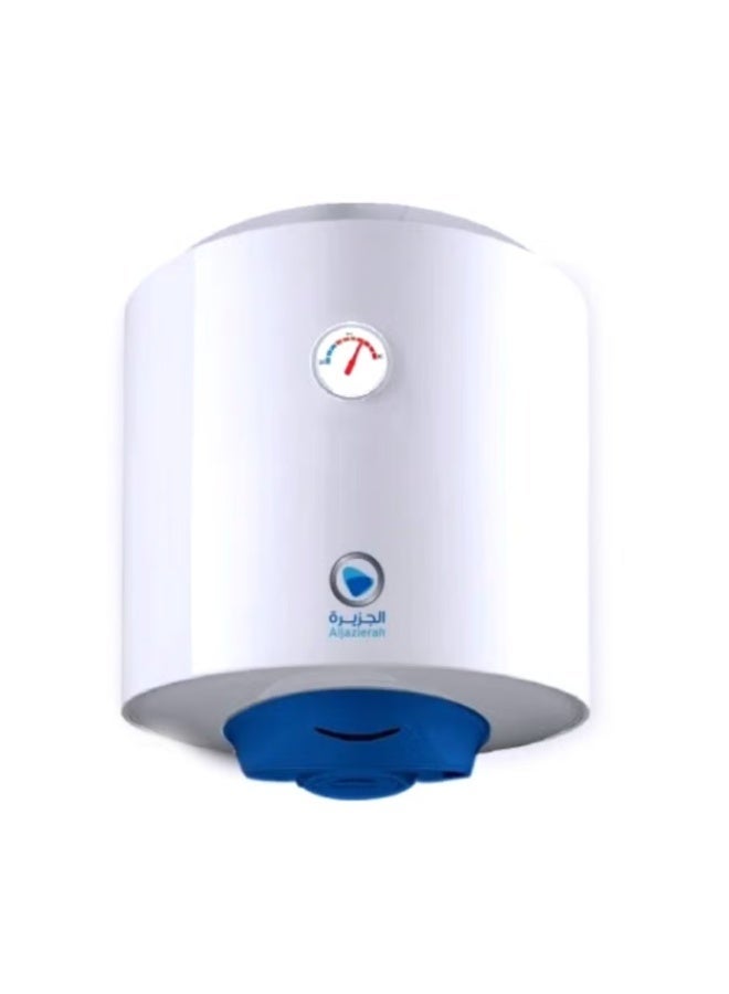 Al Jazeera Aljazirah Electric Water Heater 50L – Rust-Resistant Vertical Tank with External Thermostat – 5-Year Warranty – Energy-Saving & SASO Certified - Image 1