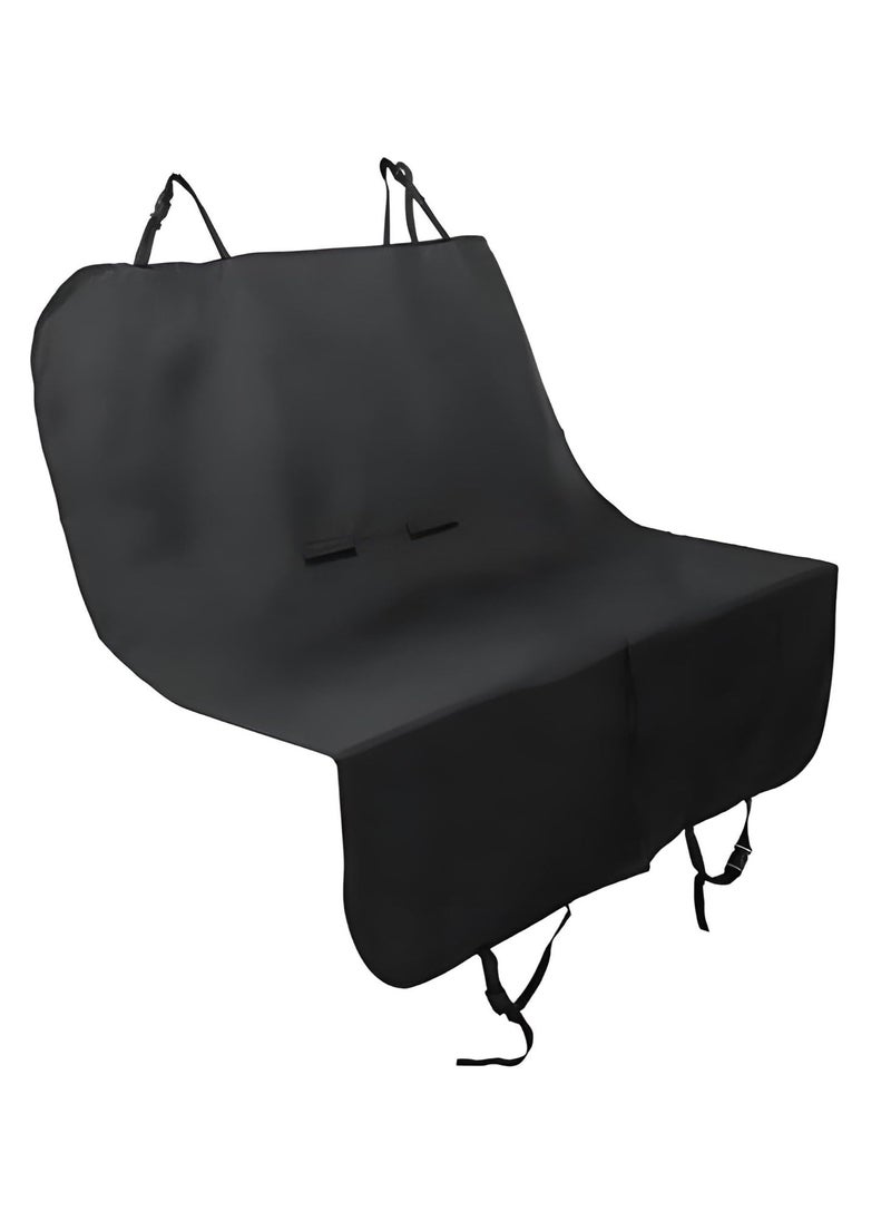 Plan A Petzoom Loungee Car Back Seat Cover, Designed to Protect Seats from Pets, Waterproof, Scratch Resistant, Non-Slip, Fits Cars, Trucks, SUVs – Standard (Oil)  - Image 4
