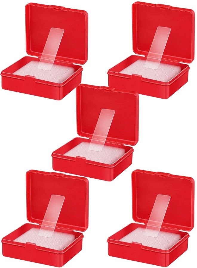 Happy Home 300PCS Multifunctional Double Sided Adhesive Tape, Double Sided Tape Heavy Duty, Transparent Non-marking Stickers,Washable Double Sided Tape,Strong Sticky Wall Tape Strips Transparent Tape-5 box - Image 1