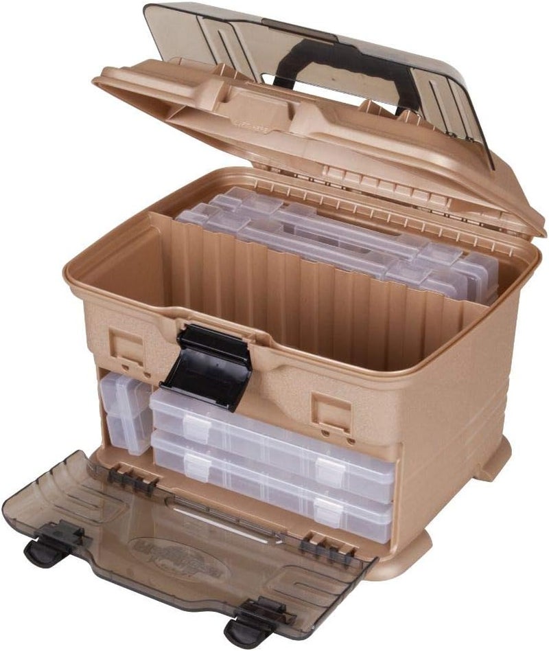 Flambeau Outdoors T4 Smoke Multiloader, Portable Fishing & Tackle Storage Box, Gold/Black - Image 3