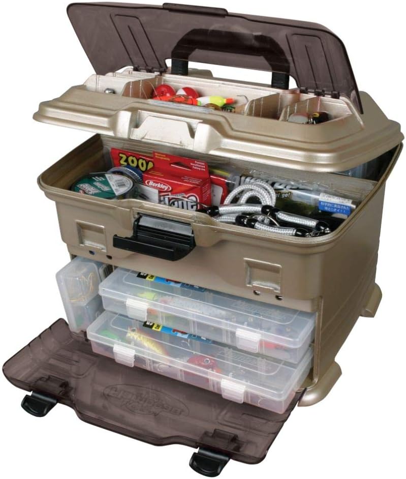 Flambeau Outdoors T4 Smoke Multiloader, Portable Fishing & Tackle Storage Box, Gold/Black - Image 4