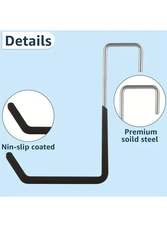 6pcs Heavy Duty Vinyl Coated S Hooks for Garage Storage and Home Organization - Image 3