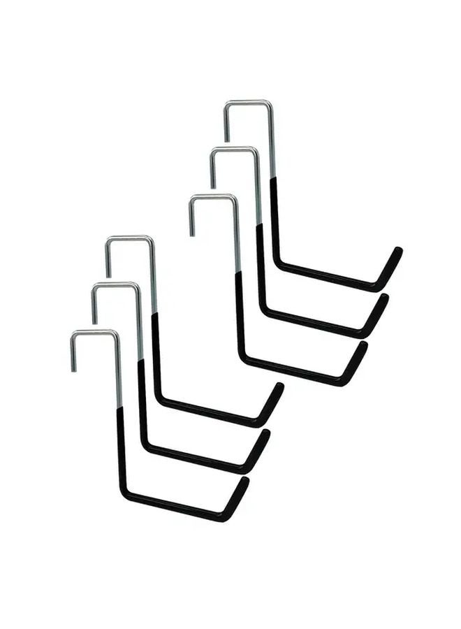6pcs Heavy Duty Vinyl Coated S Hooks for Garage Storage and Home Organization - Image 2