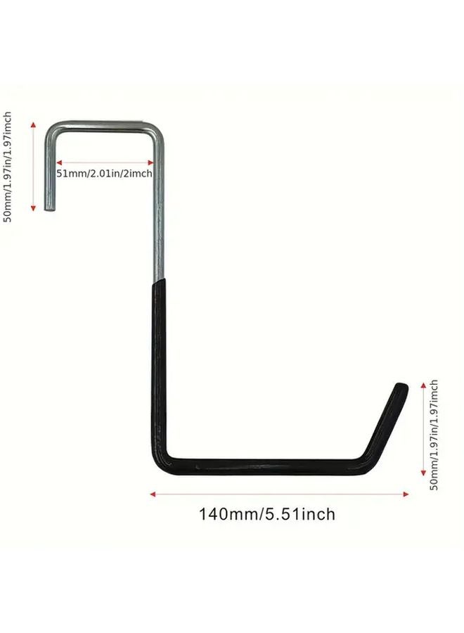 6pcs Heavy Duty Vinyl Coated S Hooks for Garage Storage and Home Organization - Image 4