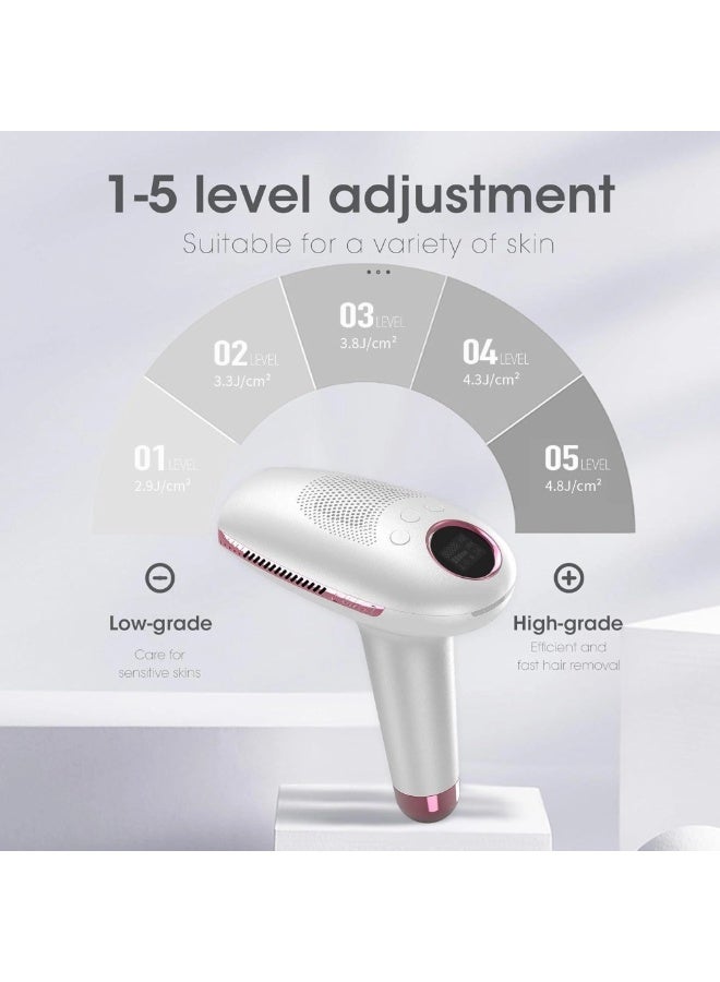 جهاز إزالة الشعر بالضوء المكثف IPL من GP591 مع تبريد مبرد – فلاشات غير محدودة وإزالة شعر غير مؤلمة للوجه والجسم، للاستخدام المنزلي - Image 3