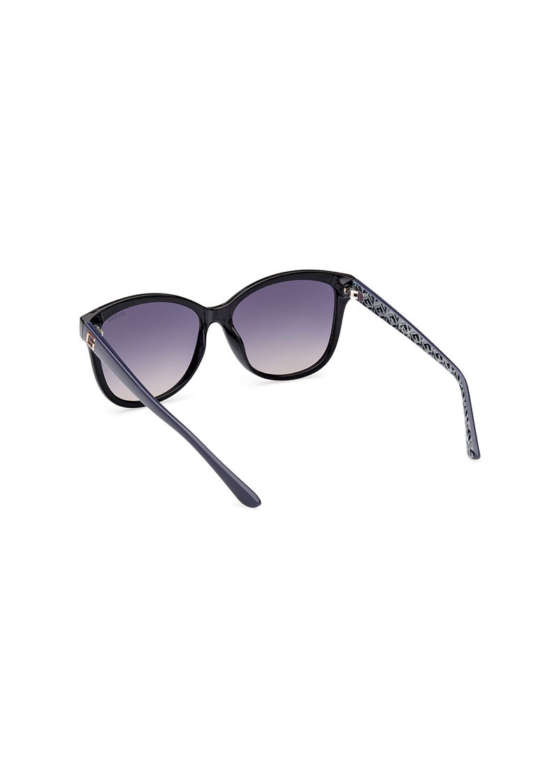 GUESS Women's UV Protection Round Sunglasses - GU792001B58 - Lens Size: 58 Mm  - Image 5